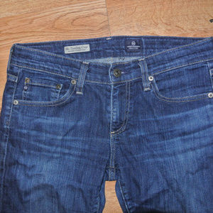 AG Tomboy Crop Relaxed Straight 28R Stretch Worn 28